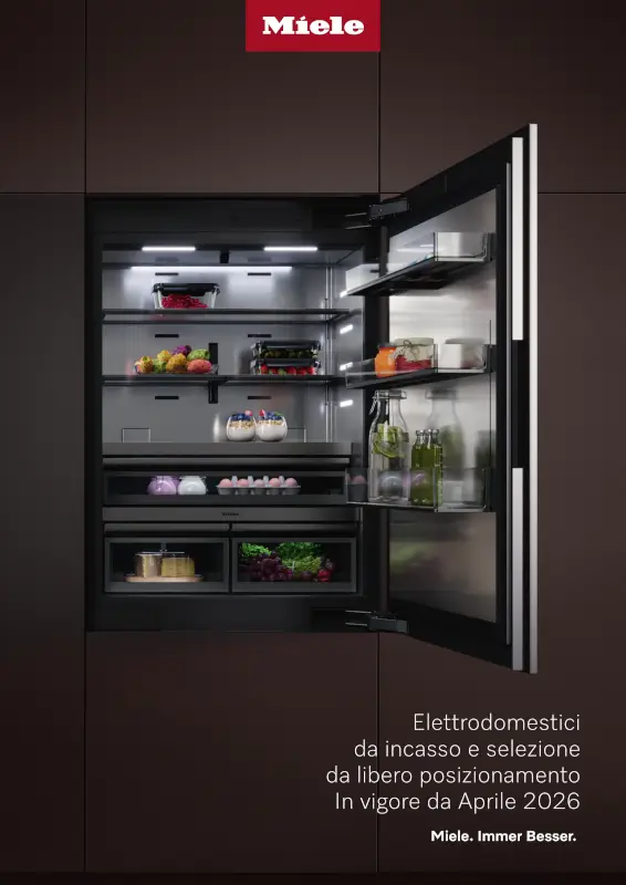 MIELE Catalogo Incasso 2025